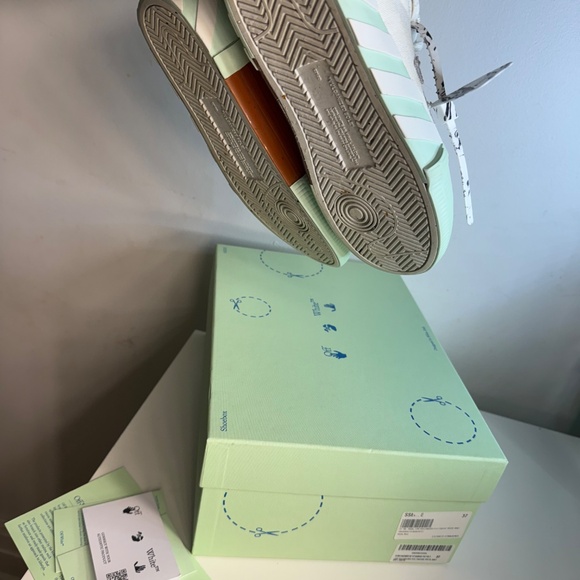 Off White Sneakers LOW VULCANIZED ECO CANVAS WHITE MINT 37EU - Picture 4 of 5